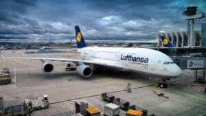 Letoun aerolinky Lufthansa