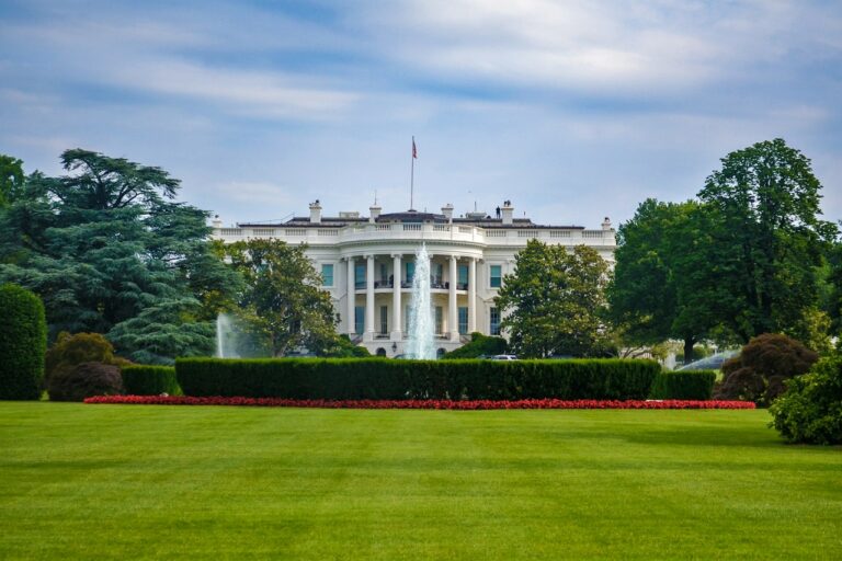 Budova Bílého domu ve Washingtonu